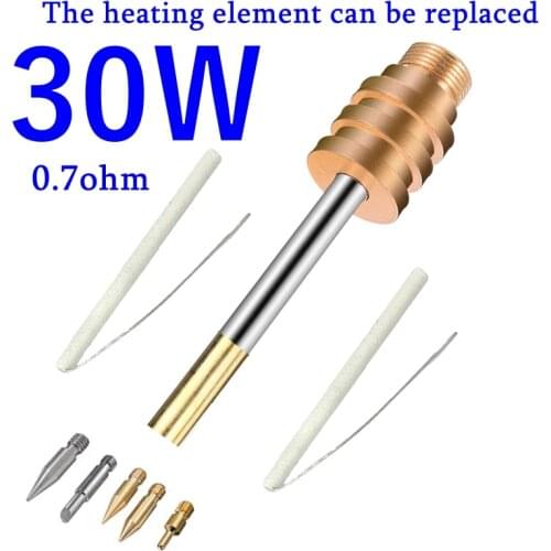 510 interface soldering iron tip USB wireless soldering iron tip welding tool 15W cutter head horseshoe shape with 5 soldering i