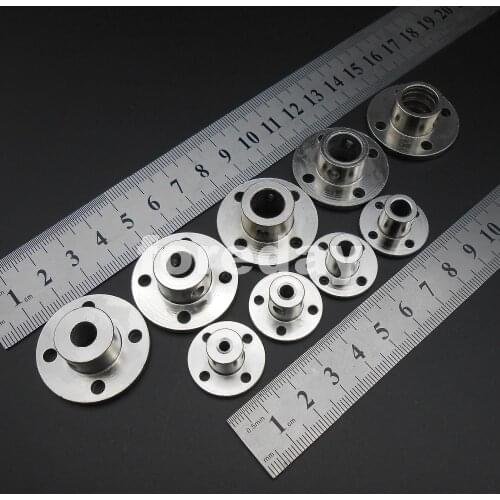 1PC NEW 3MM 3.17MM 4MM 5MM 6MM 6.35MM 7MM 8MM 10MM 11MM 12MM 14MM Rigid Flange Coupling Motor Shaft Coupler *FD368-376/FD122-124