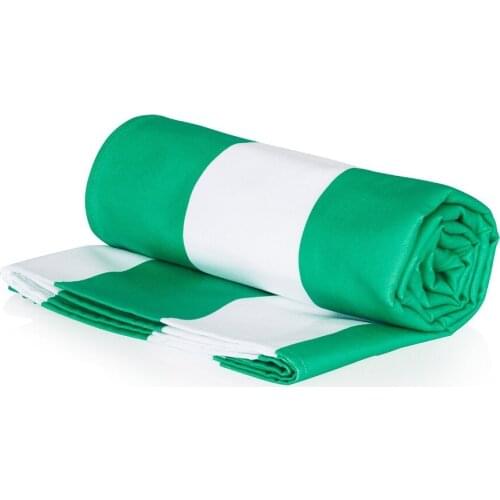 Microfiber stripe printing beach towel