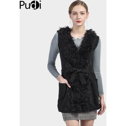 Женские вязаные жилеты Pudi China At AliExpress
