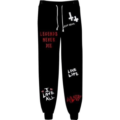 2020 3D Print Juice Wrld Legends Never Die Pants women Men Sportting Trousers Harajuku Hip-hop Baseball Pants Vrouwen