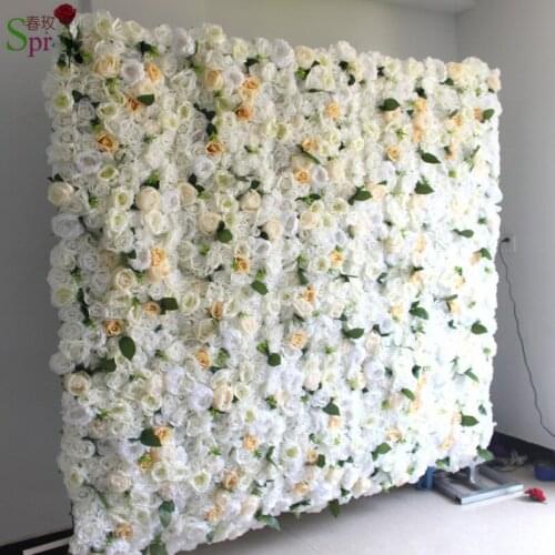 SPR Artificial silk flower wall wedding backdrop arrangement decorative floral party event occasion free shipping