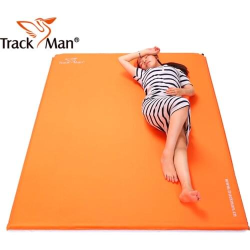 Trackman 2 Person Outdoor Self-Inflating Sleeping Pad without Pillow Camping Tent Mat Travel Moisture-proof Mat 3cm 4cm thick