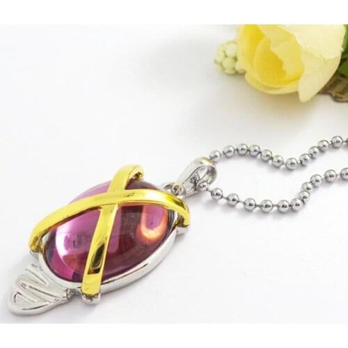1 Pcs Cute Anime Cosmicjhor Alastor Shana Necklaces Tianrang Jiehuo Arras Solanum Shakugan Gem Stone Necklace Action Figure Toys