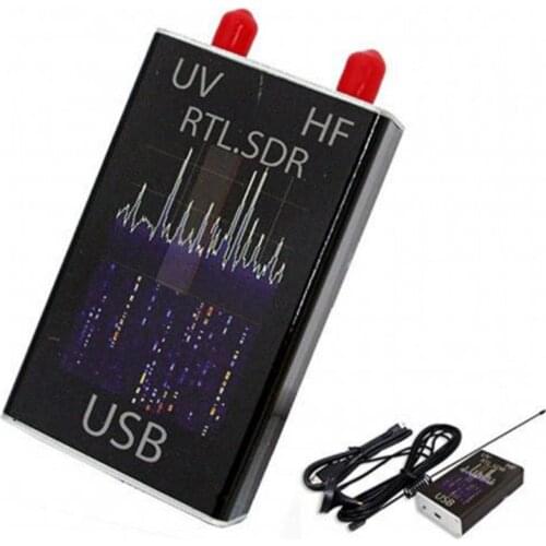 100KHz-1.7GHz Full Band UV HF RTL-SDR USB Tuner Receiver/ R820T+8232 Ham Radio FreeShipping