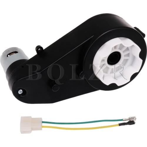 12V 30000RPM Plastic Electric Motor with Gear Box for Kids Replacement for Power Wheels