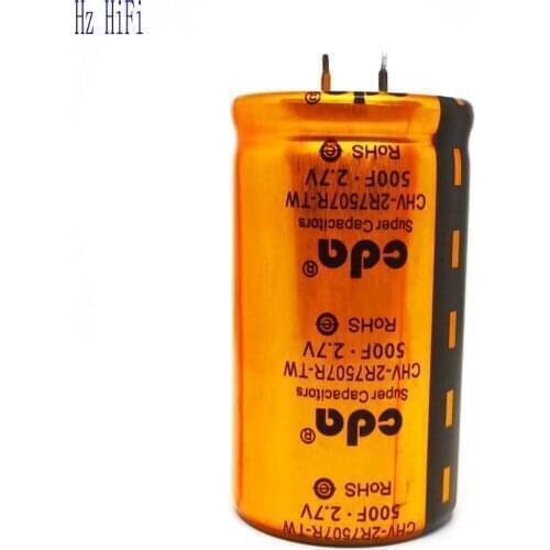 2PCS 2.7V500F New Original CDA 2.7V 200F 250F 300F 400F 500F farad capacitor
