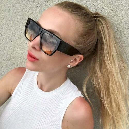 2020 Square fashion sunglasses woman designer luxury woman cat eye sunglasses classic vintage UV400 outdoor sunglasses