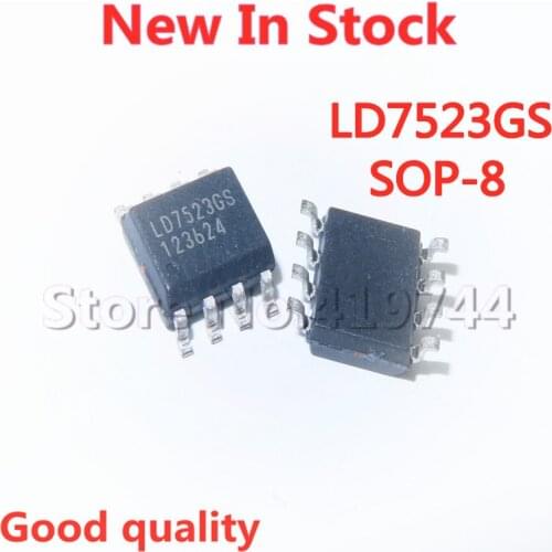 5PCS/LOT LD7523GS SOP-8 LD7523 SOP-8 LD7523AGS In Stock NEW original IC