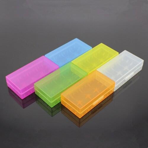 50pcs/lot Useful Battery Storage Case Box Holder For 2Pcs 18650 4pcs CR123A Randomly for 18350 18500 17670 battery box