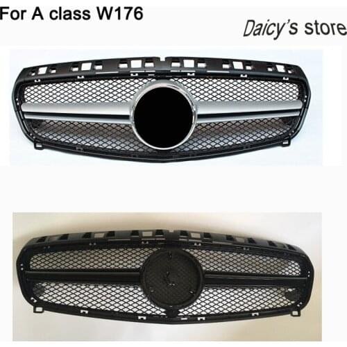 AMG style front grille Suitable for Mercedes Benz A-Class W176 A45 Grille A180 A200 A220 A250 Before facelift 2013 2014 2015