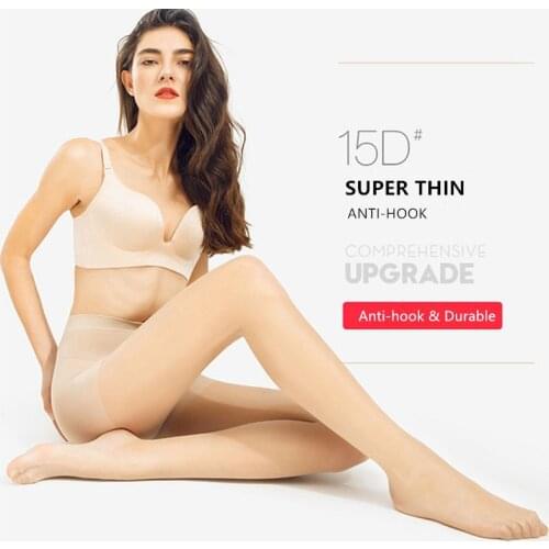 New Sexy Tights Women Transparent Pantyhose Anti-hook Breathable Ultra-thin Nylon Tights Stretchy Stockings Female