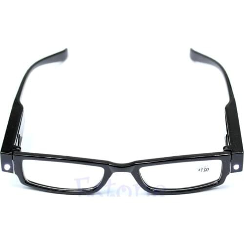 Multi Strength LED Light UP Reading Glasses Eyeglass Spectacle Diopter Magnifier