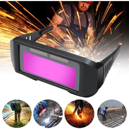 Automatic Dimming Welding Glasses Solar Auto Darkening Welding Goggles Protective Weld Lenses With High-Sensitivity Detector
