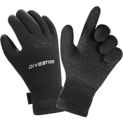 Diving gloves wear-resistant warm snorkeling hand webbed anti-scratch hunting fishing gloves diving supplies