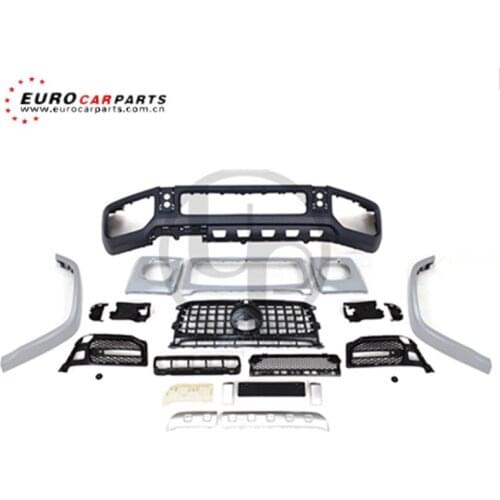 G class w464 G500 G63 front bumper front grille headlight cover over fender for w464 G500 update to G63 PP material 2018 2019 y