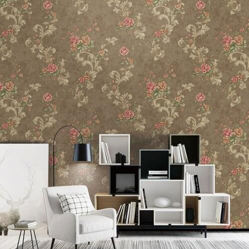 Luxury White Damask 3d Stereoscopic Embossed Wallpaper non woven Wall Paper Roll Bedroom Living Room Wall Cover Blue Cream Pink