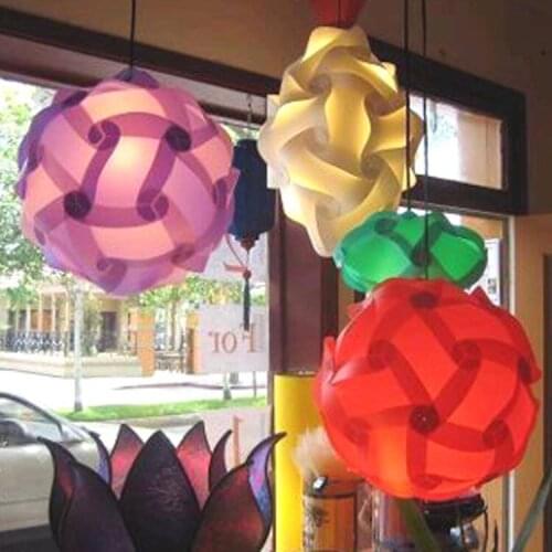 Modern simple IQ ball chandelier DIY chandelier color PP material dining room bedroom study corridor light
