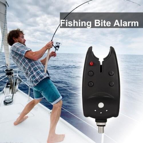 LED Fishing Bite Alarm High-quality ensitive Intelligent Plastic Electronic Light Bite Indicator Lightweight Fishing Accessories