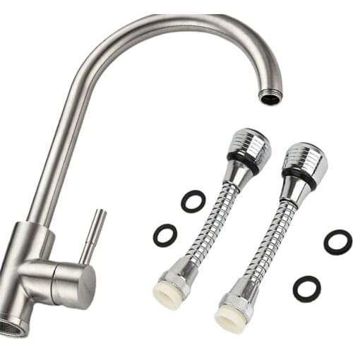 Faucet Adapter Extender 360 Swivel Mode Saving Water In The Bubbler Nozzle High Pressure Faucet Filter Bathroom Accessories