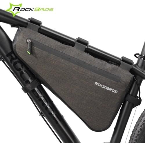 Rockbros Bike Bag 5L/8L Waterproof Triangle Front Frame Bag Cycling Top Tube Bag Travel Pack Bicycle Bags Pannier Accessories