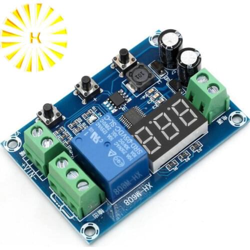 Battery charge discharge module integrated voltmeter undervoltage and overvoltage protection timing charge and discharge XH-M608