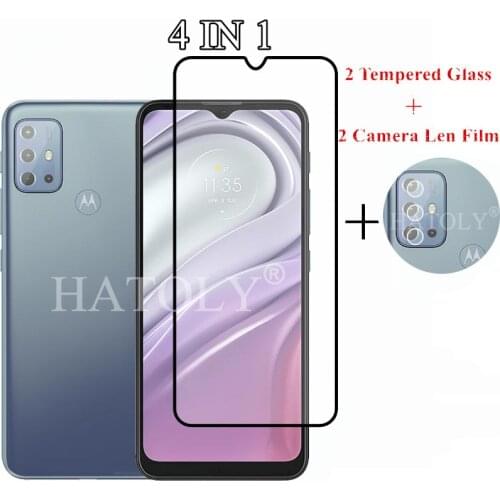 Full Cover Tempered Glass For Motorola Moto G20 Screen Protector Camera Lens Film For Motorola Moto G20 Glass For Moto G20 G 20