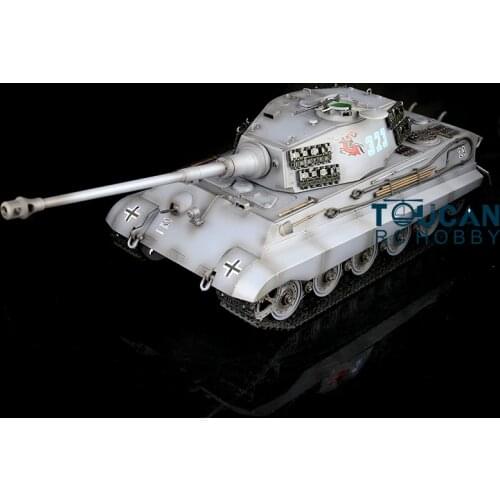 1/16 Scale Heng Long 7.0 Plastic German King Tiger RTR RC Tank 3888A 360° Turret Gifts TH17533-SMT4