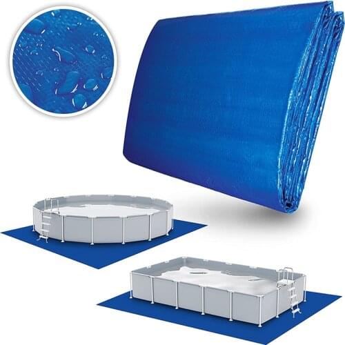 1 piece of thickened large swimming pool cover cloth cloth pool cover mat swimming pool dust-proof cover rain cloth ground cloth