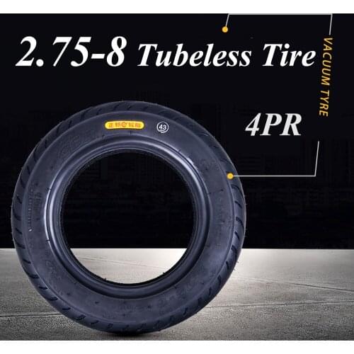2.75-8 Vacuum Tires Electric Vehicle Motorcycle Tubeless Tire Replacement Accessories