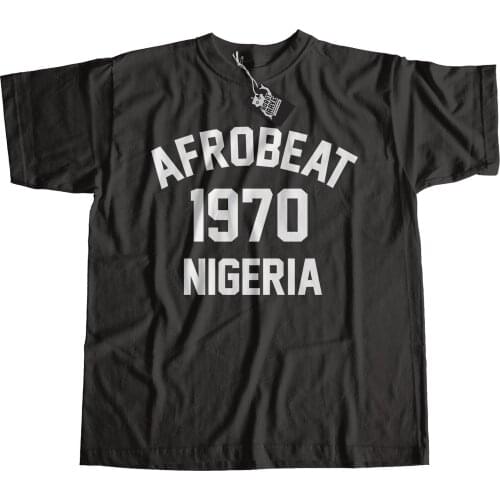 Afrobeat 1970 T-Shirt 100% Premium Cotton Fela Kuti Slim