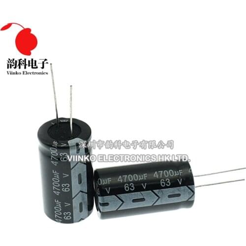 63V DIP Aluminum Electrolytic Capacitor 10UF 22UF 33UF 47UF 100UF 220UF 330UF 470UF 680UF 1000UF 2200UF 3300UF 4700UF