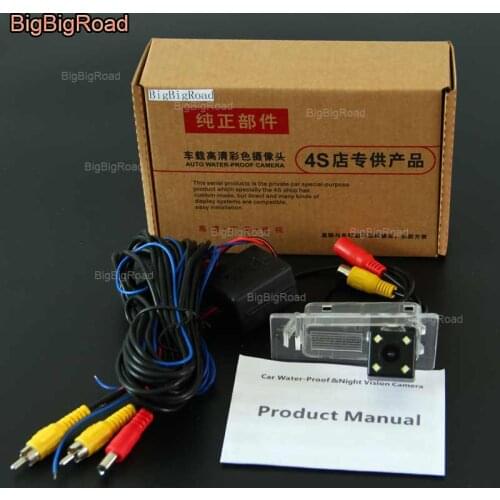 BigBigRoad Car Rear View Camera with Filter For KIA KX3 / Hyundai Solaris Sedan HCR 2017 / Elantra Avante MD UD AD 2010-2017