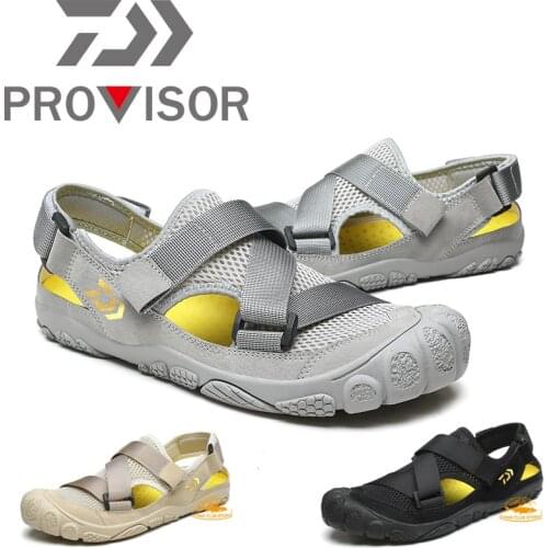 2021 Daiwa Fishing Wading Shoes Fishing Shoes Unisex Beach Diving Swimming Shoes Hiking Leisure Sports Sandals Quick Dry Shoes
