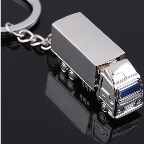 Mini Metal Truck Key Ring Lorry Car Keyfob Keychain Creative Gift Lovely Keyring For Women Men