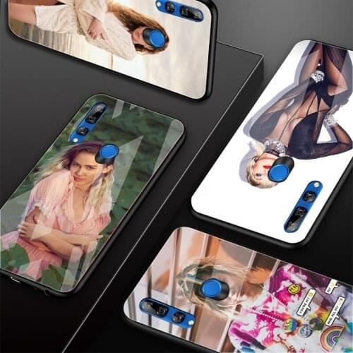 Miley cyrus Tempered Glass Phone Case For Huawei honor 8X 9 10i 20i 20Lite 20Pro 30 Pro Cover Shell