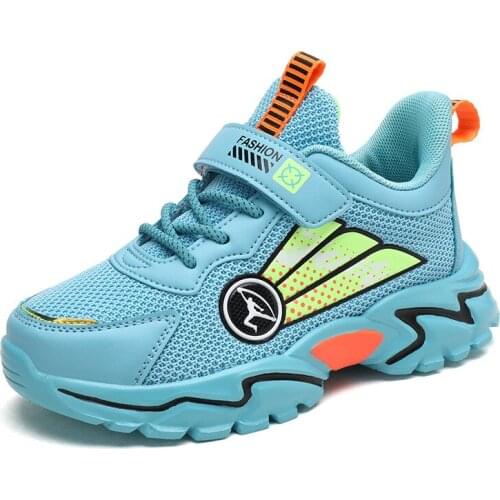 Childrens Sports Shoes zapatillas niños de 2 a 7 año 2021 New Fashion Summer Soft-soled Mesh Big Kids Mesh Sneakers Breathable