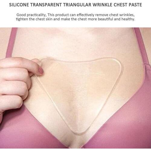 Breast Chest Anti Wrinkle Decollete Pad Cleavage Wrinkles Silicone Chest Pad Reusable Anti Wrinkle Breast Sticker
