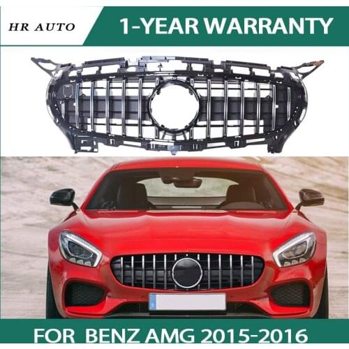 GT two doors modified GT grid fit For Benz AMG 2015 2016 T8 Front Bumper Racing Grille Modified Grill