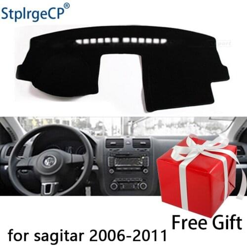 For Volkswagen Golf 5 MK5 A5 2004 -2008 dashboard mat Protective pad Shade Cushion Pad interior sticker car styling accessories