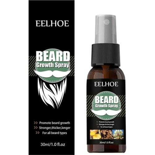30ml Growth Beard Oil Grow Beard Thicker & More Full Thicken Hair Beard Oil Hair Loss Products Spray Beard Grow Product