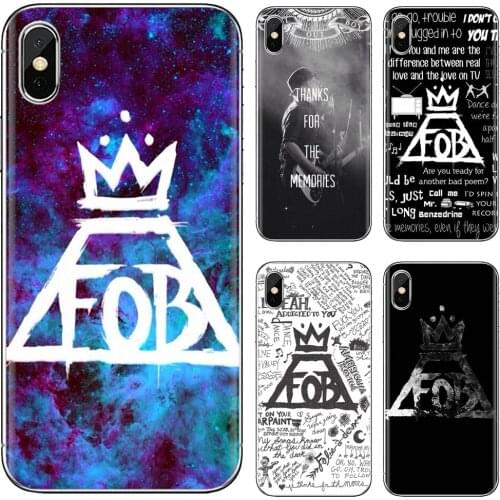 For Samsung Galaxy Note 3 4 5 8 9 S3 S4 S5 Mini S6 S7 Edge S8 S9 S10 Plus Hardcore Music Band Fall Out Boy Soft Cases Cover