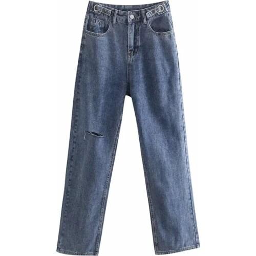 Casual Solid Maxi Straight Leg Pants DLZK100