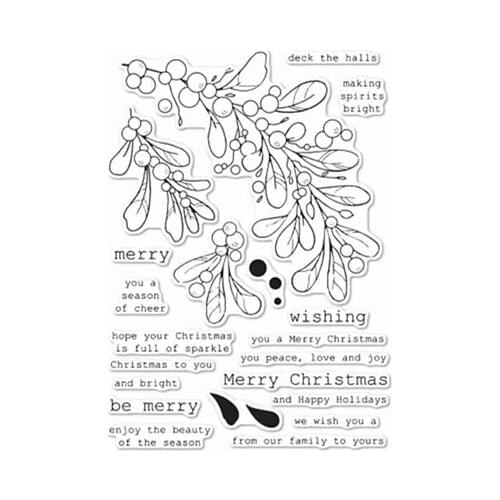 Leaf Transparent Clear Silicone Stamp/Seal for DIY scrapbooking/photo album Decorative clear stamp A5105