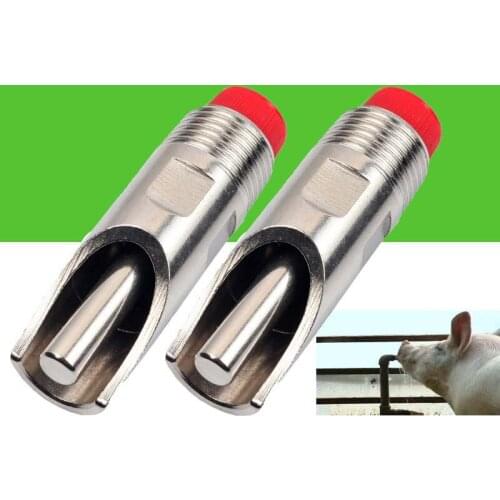 100% stainless steel Pig hog Nipple Water Drinker Automatic livestock Poultry