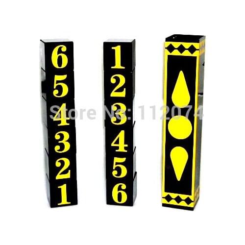 Cuba A Libre (PVC version) Magic Tricks Magician Dice Exchange Magia Magician Stage Gimmick Props Illusion Mentalism Funny