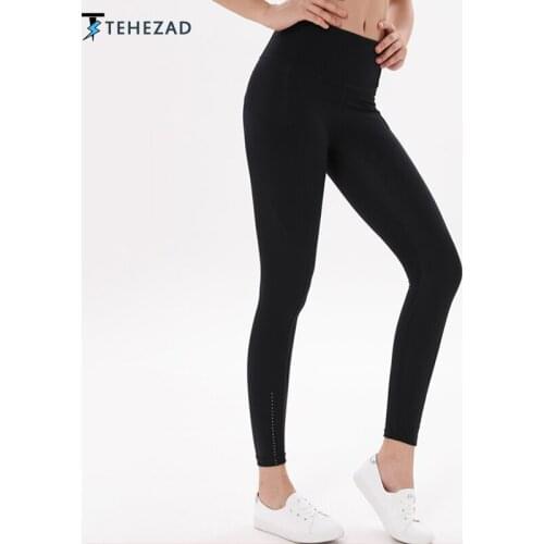 TEHEZAD Yoga Pants Sport Women Running Leggings Elastic Push up High Waist Gym Sportwear Plus Size Butt Lift Fitness Tights