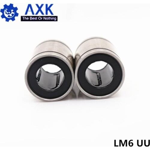 10pcs/lot Free shipping LM6UU Linear Bushing 6mm CNC Linear Bearings