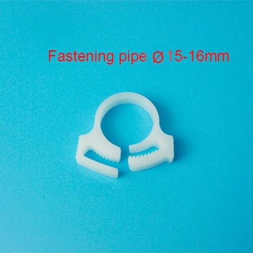 5PCS Plastic Snap Grip Hose Clamps Flexible Tubing Fixing Fastening Pipe Joints Garden Fuel Machine Cooling Pipes Accessory
