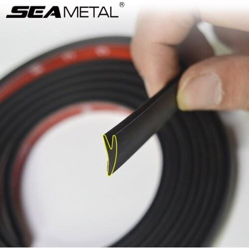 2m Car Rubber Seals Y Shape Auto Rubber Sealing Strip Rear Window Seal Soundproofing Noise Insluation Weatherstrip Accessories